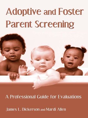 cover image of Adoptive and Foster Parent Screening
